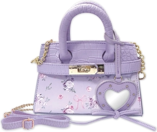 Hot Focus violette Umhängetasche mit Schnallenverschluss