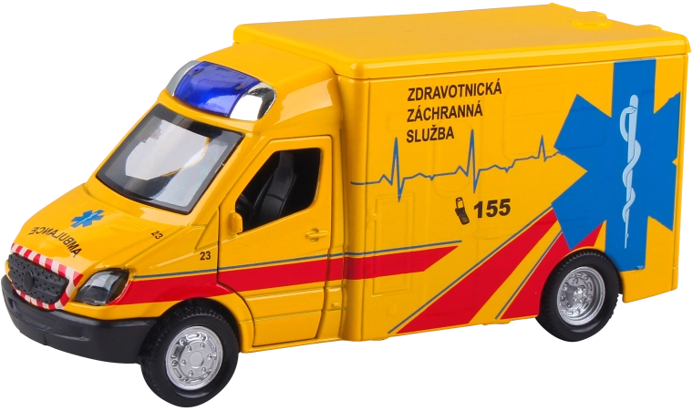Rettungsdienst-Ambulanz ZZS Mercedes‑Benz 1:36