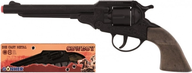 Cowboy-Metallrevolver für 8 Schuss