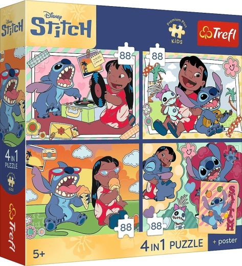 Puzzlespaß mit Stitch
