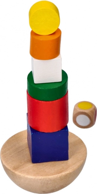 Reise-Balancierturm GOKI – Holzspiel zur Förderung der Motorik