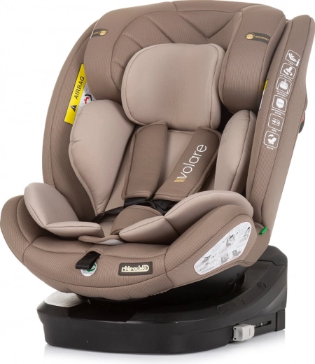 Autokindersitz i-Size 40–150 cm mit Isofix 360 von Chipolino – Macadamia