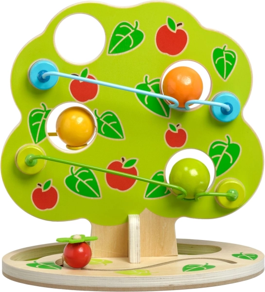 Magischer Holzbaum – Kugelbahn LUCY & LEO