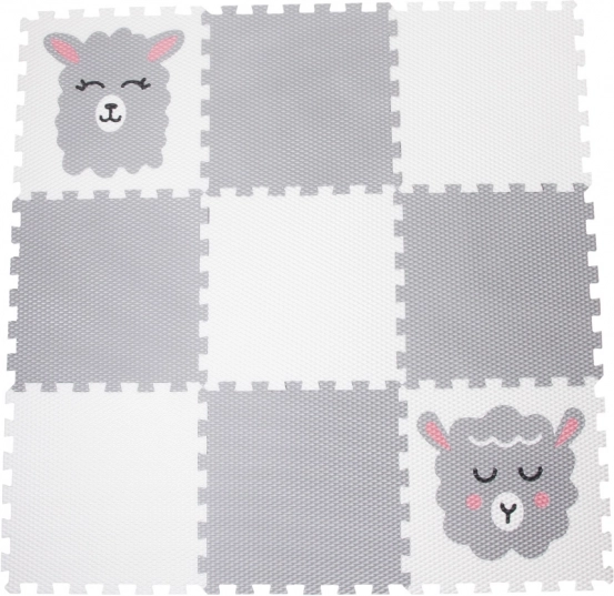 Schaumstoff-Puzzlematte mit Schäfchen, 9 Teile