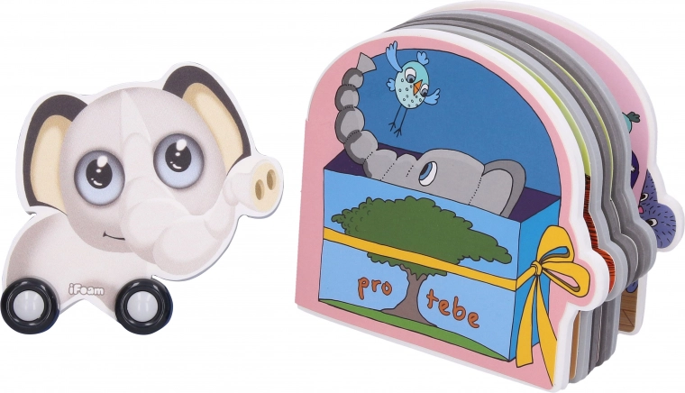 Interaktives Set Elefant – Spielzeug und Buch mit App