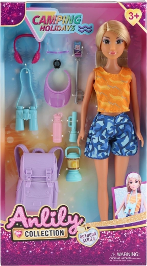 Abenteuerpuppe mit Zubehör 30 cm