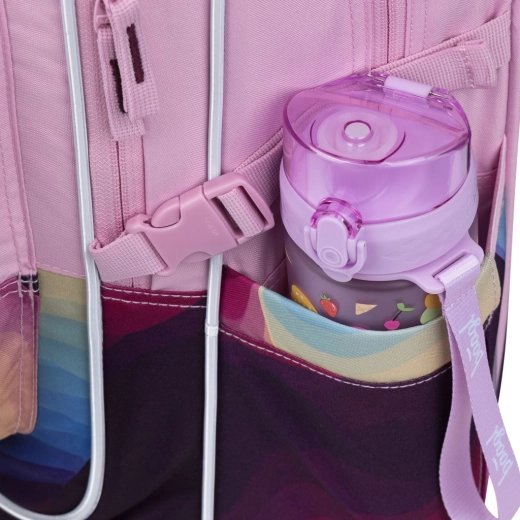 Praktische Seitentaschen für Flaschen