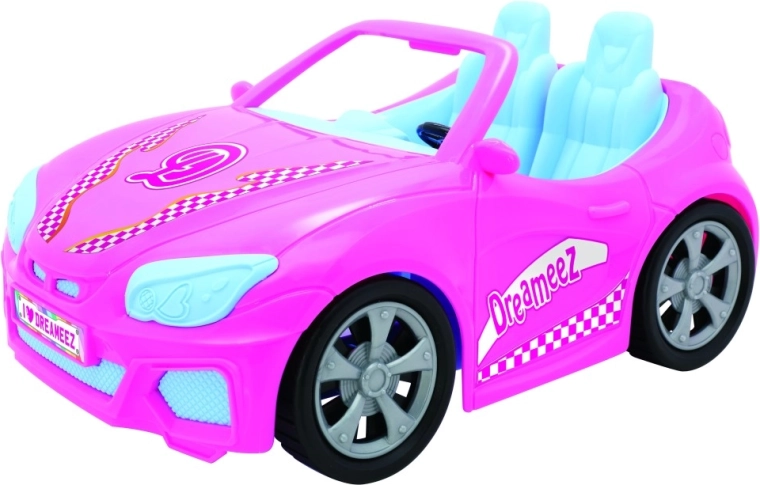 Stilvolles rosa Cabrio für actionreiche Fahrten