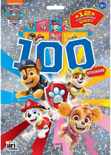 Aufkleber und Malvorlagen Paw Patrol (100 Stk.)