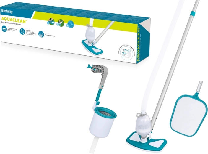 Deluxe BESTWAY Poolreinigungsset mit Skimmer