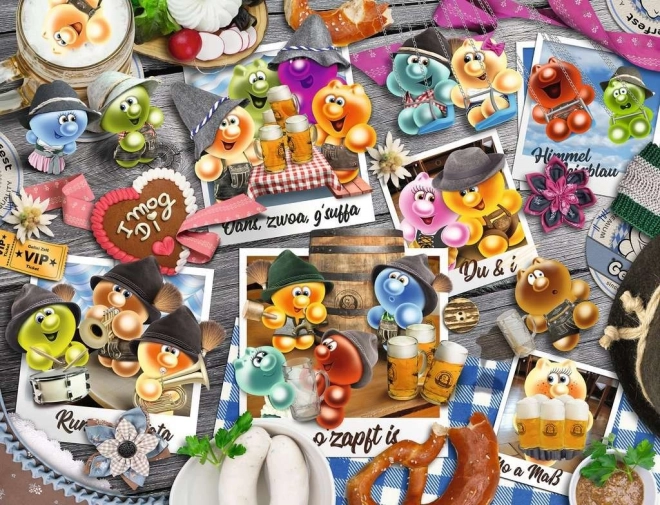 Puzzle Gelini auf dem Oktoberfest 2000 Teile