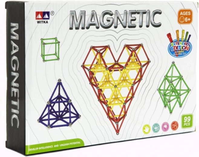 Magnetisches Konstruktionsset – 99 Teile