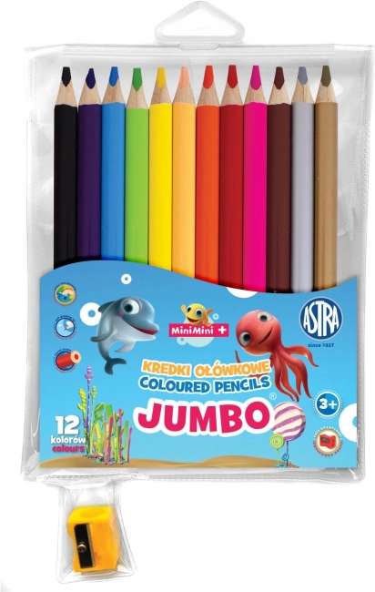 Astra Buntstifte Mini Mini Jumbo 12 Stk. mit Spitzer