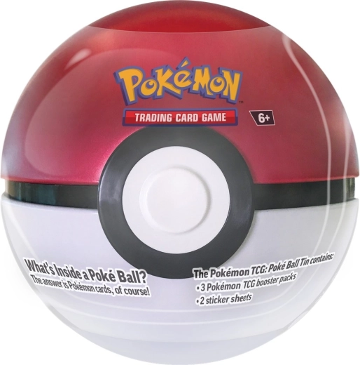 Pokémon TCG Poké Ball Tin 2024 mit 3 Boostern - 1 Stück