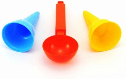 Eiscreme-Set für den Sand – 2 Waffeln und Schaufel