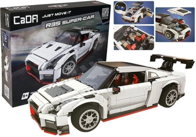 Konstruktionsset Sportwagen 1322 Teile