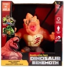 Behemoth-Dinosaurier mit Licht- und Soundeffekten 21 cm