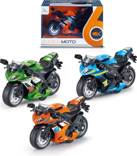 Straßenmotorrad 1:14 mit Aufziehantrieb