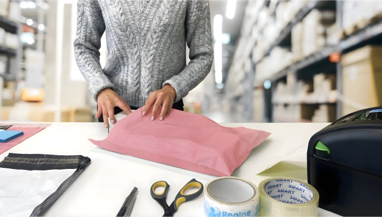 Leichtes Verpacken für schnellen Versand