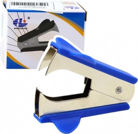 Metall Heftklammerentferner blau