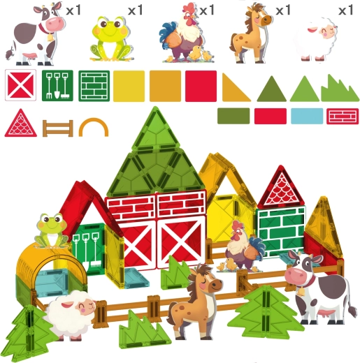 50 Teile für kreatives Bauen