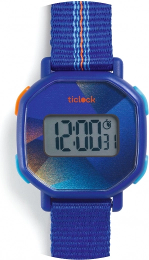 Digitale Uhr DJECO Blue Sound