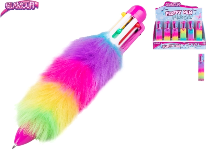 Set glamouröser Flausch-Stifte, 24 Stk.