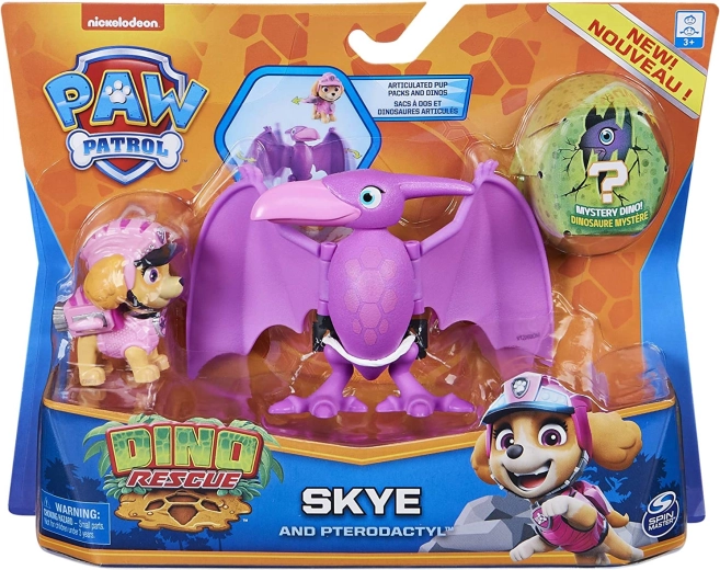 Paw Patrol Dino Rescue Figuren Skye und Pterodaktylus