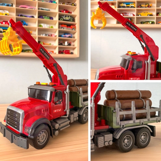Bereit für den Holztransport