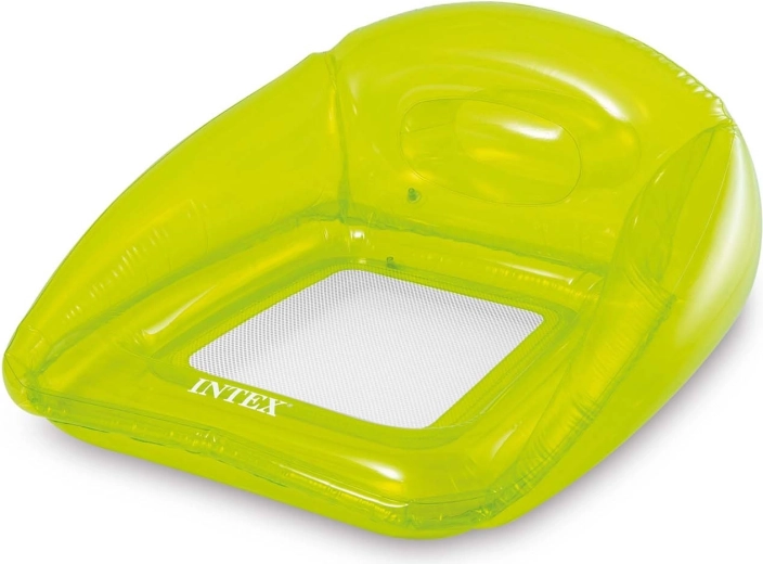 Aufblasbarer schwimmender Sessel grün INTEX
