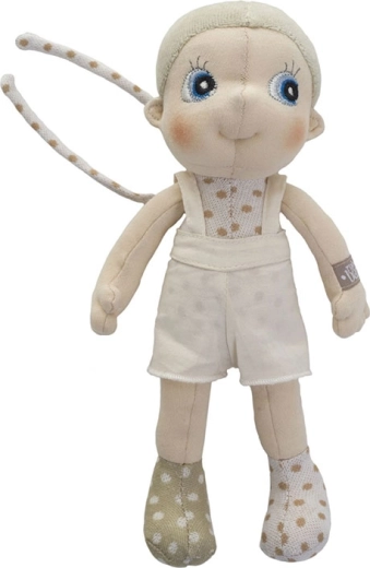 Rubens Barn EcoBuds Elm Mini – weiche Stoffpuppe aus Bio-Baumwolle 23 cm
