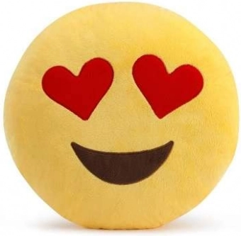 Emoji-Kissen – Verliebt