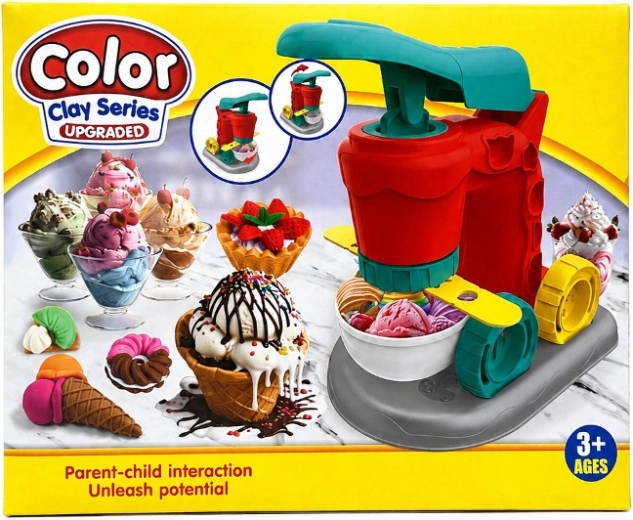 Kreativset mit Knete zur Herstellung von Eis und Desserts