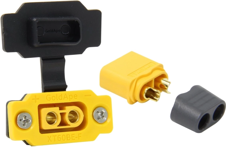 XT60-Panelstecker und -buchse mit Abdeckungen JAMARA