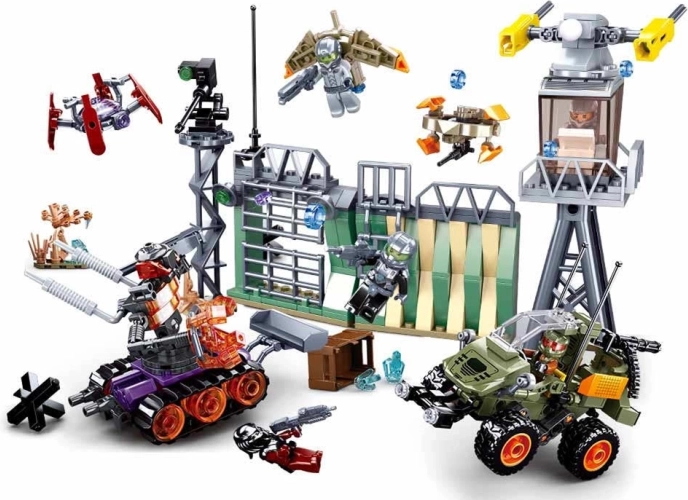 Sluban Atomic Storm – Verteidigungsbasis Bausteine-Set