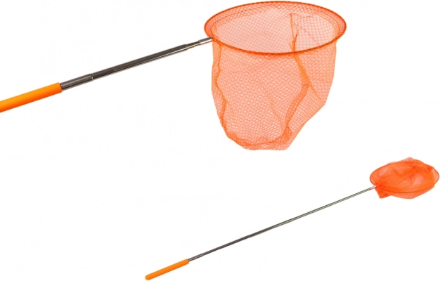 Faltbares teleskopisches Netz für Schmetterlinge und Insekten 85 cm – orange