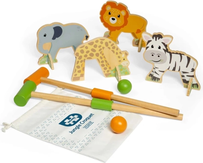 Holz-Krocket Dschungel