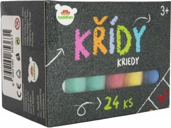 Bunte Gehwegkreide 24 Stk. in einer Schachtel