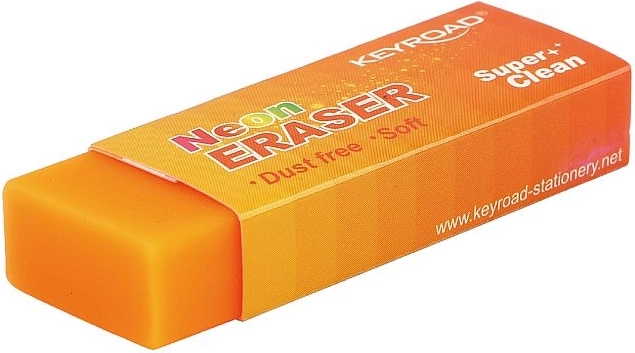 Radiergummi KEYROAD Neon orange