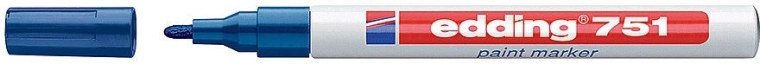 Lackmarker Edding 751 blau