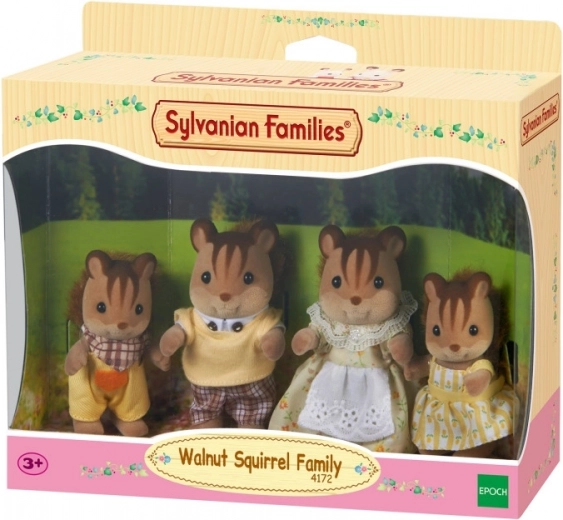 Eichhörnchenfamilie SYLVANIAN FAMILIES – Set mit 4 Figuren