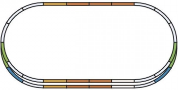 PIKO Gleisset E für parallele Strecke H0