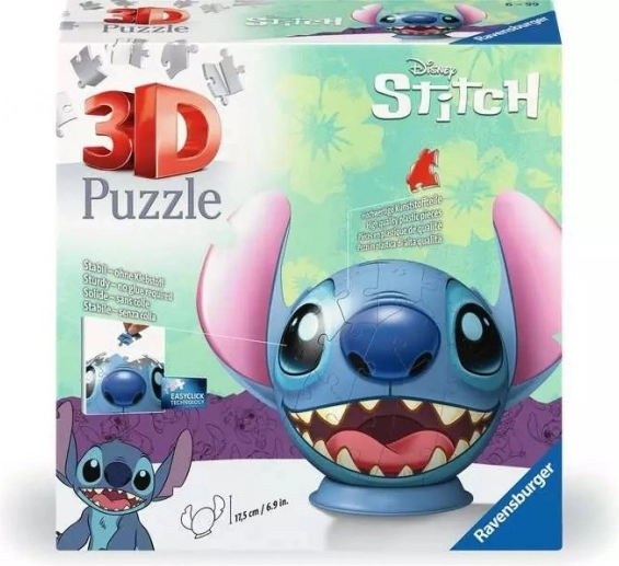 Ravensburger 3D Puzzleball Stitch mit Ohren