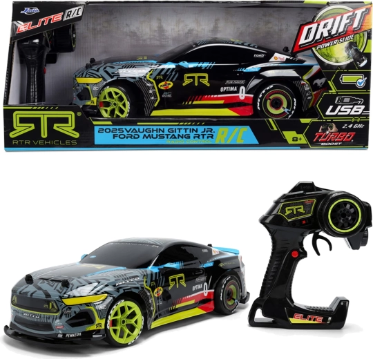 Ferngesteuerter Ford Mustang RTR 2025 Vaughn Gittin Jr. 1:10 mit Drift und Turbo Boost