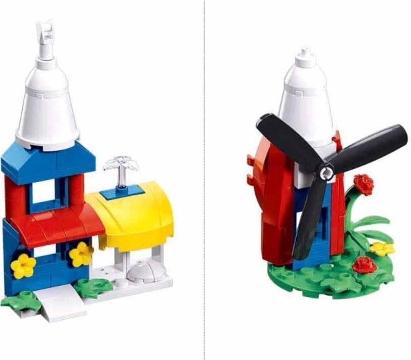 6-in-1 Bauen: vom Häuschen bis zur Windmühle