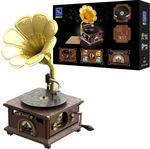 Pantasy Vintage-Grammophon als Bausatz