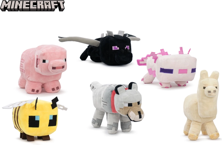 Minecraft Plüschfigur 30 cm (Mix aus 6 Varianten)
