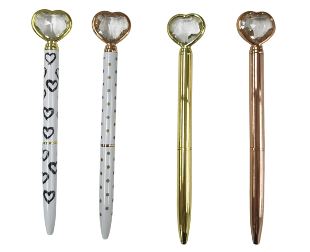Metallstift mit Herzmotiv 15 cm