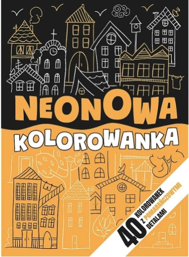 Neon-Malbuch – orange