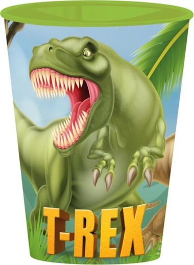 Plastbecher Dinosaurier 260 ml